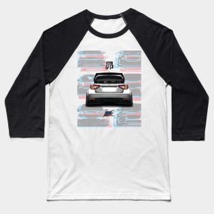 subaru impreza wrxsti rear Baseball T-Shirt